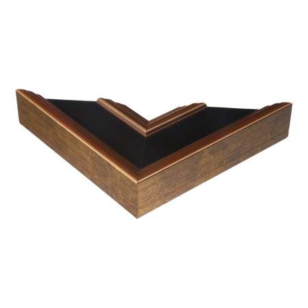 Corner view of Palazzo in black & gold picture frame