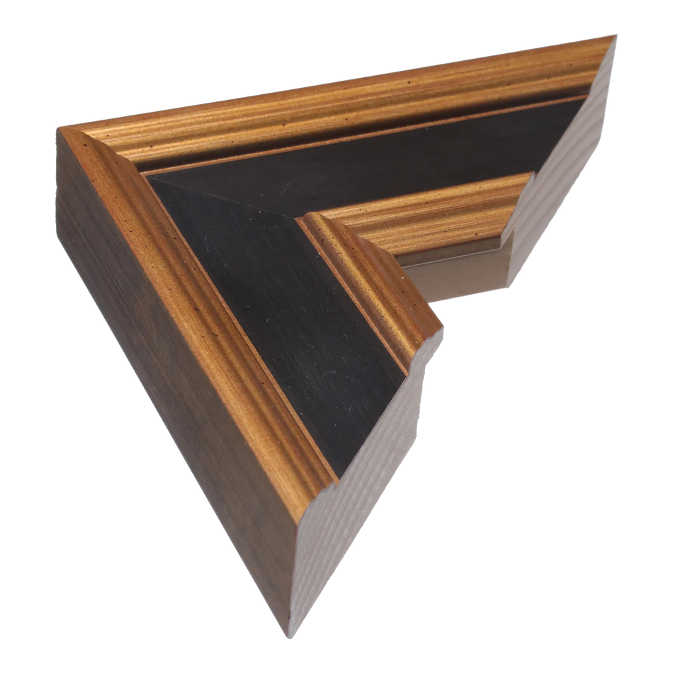 Palazzo in black & gold picture frame