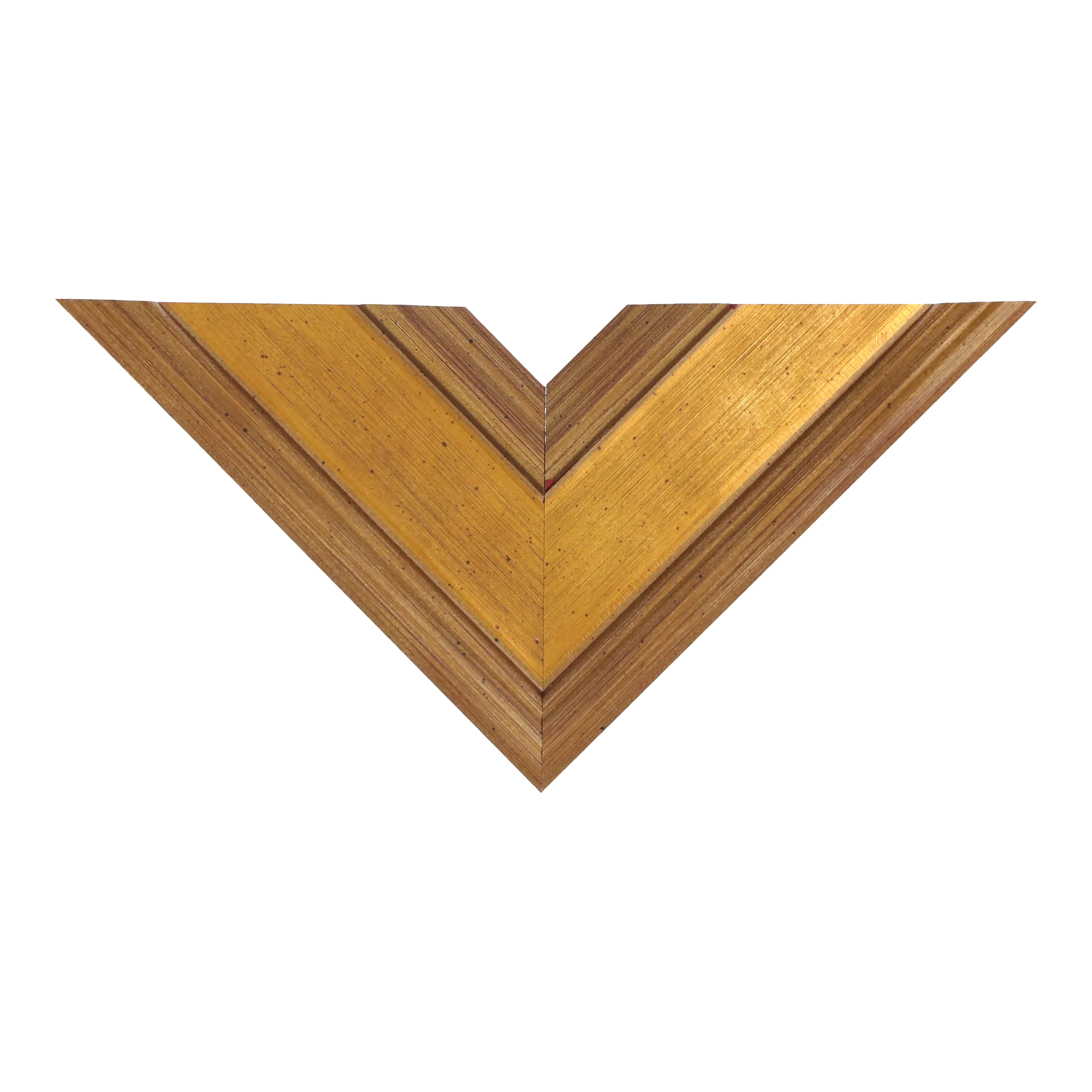 Top view of Palazzo picture frame in gold