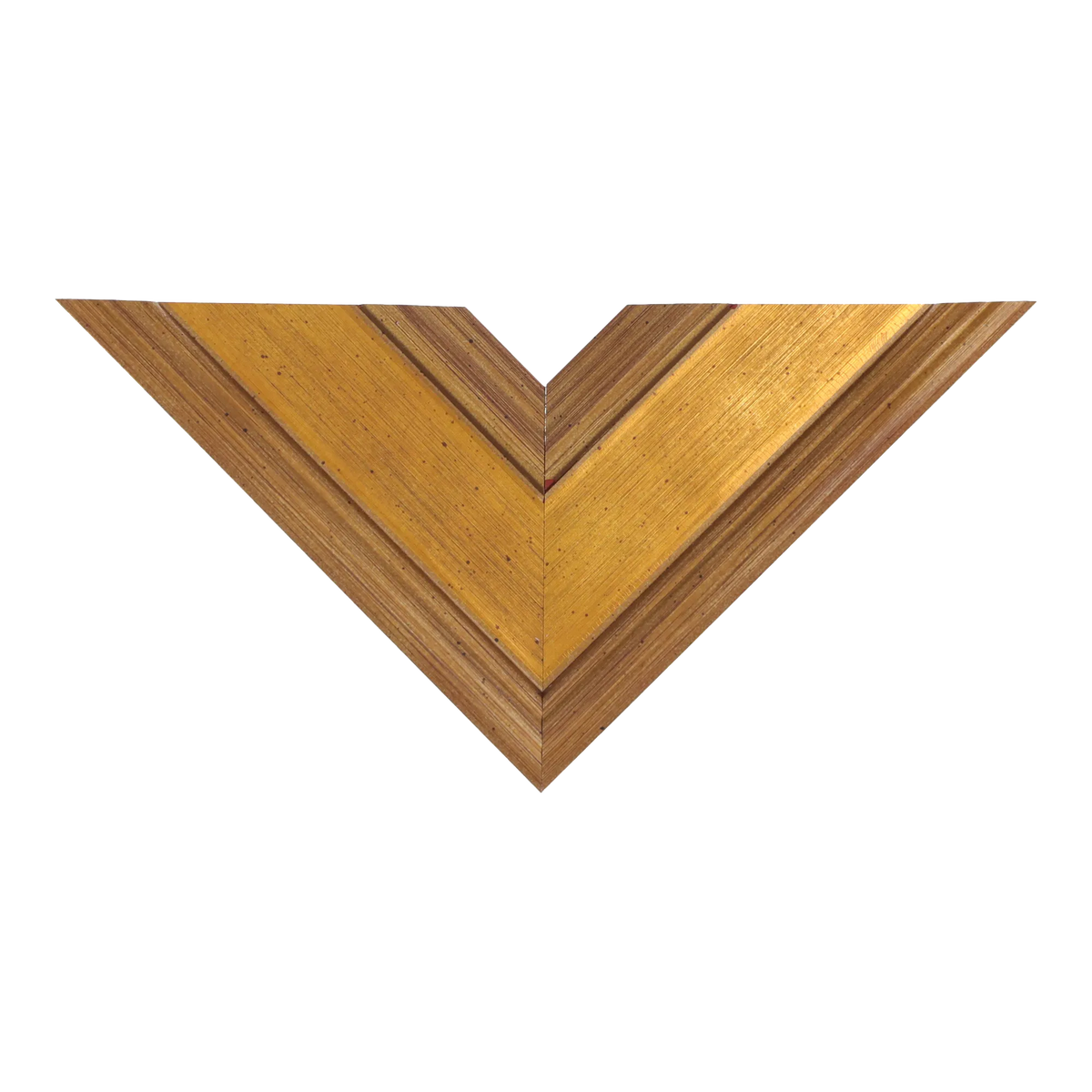 Top view of Palazzo picture frame in gold