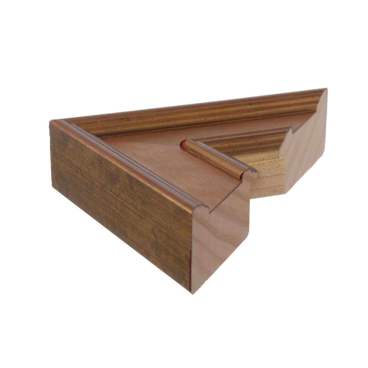 Side view of Palazzo picture frame in gold