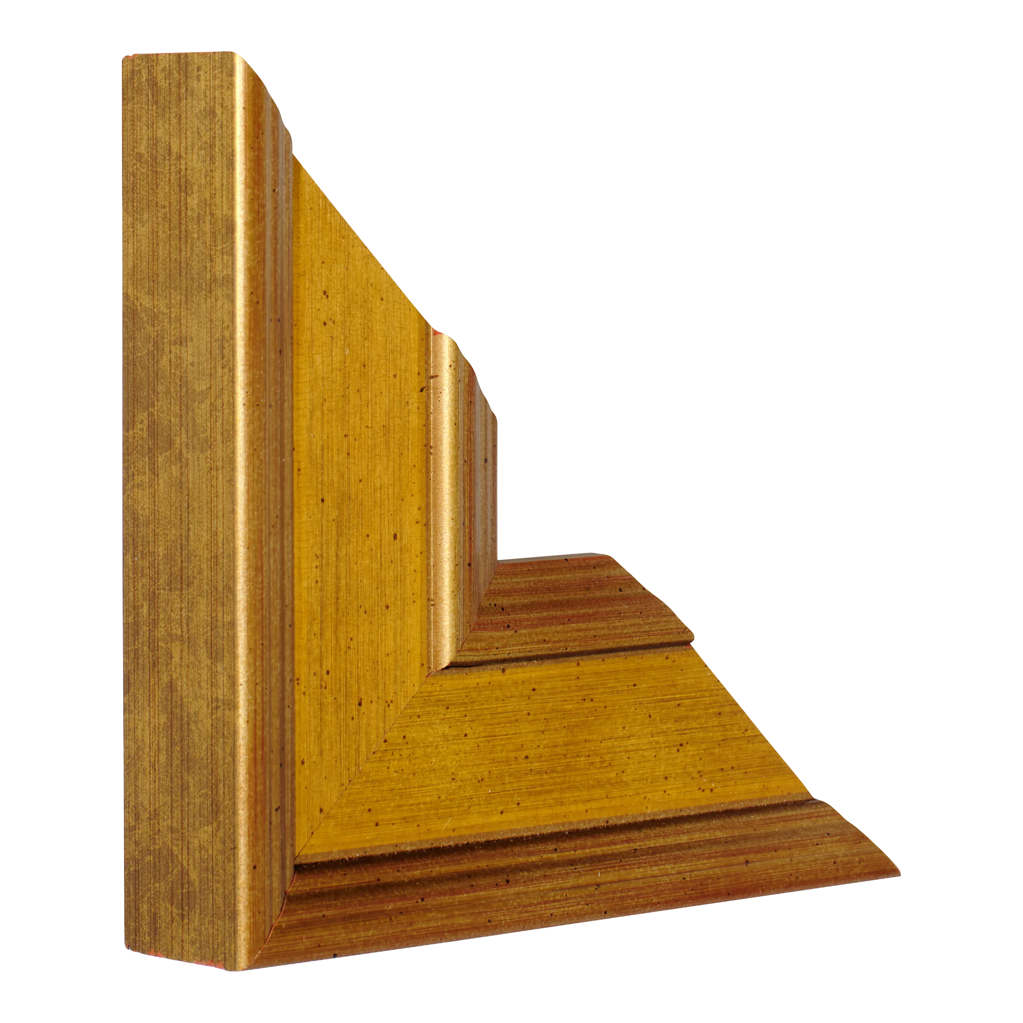Vertical view of palazzo gold picture frame