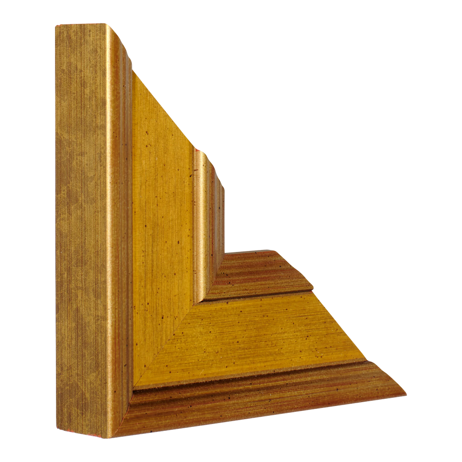 Vertical view of palazzo gold picture frame