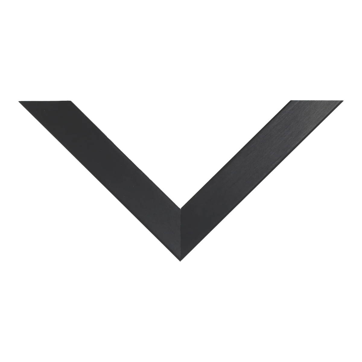 Top view of Prima picture frame in black