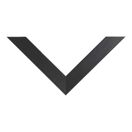 Top view of Prima picture frame in black