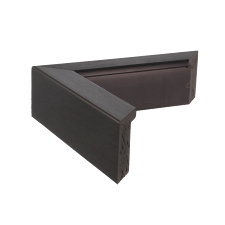 Side view of Prima picture frame in black