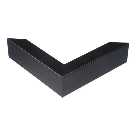 Corner view of Prima in black picture frame