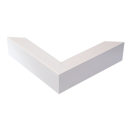 Corner view of Prima in white picture frame