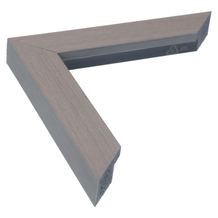 Pure in brushed grey picture frame