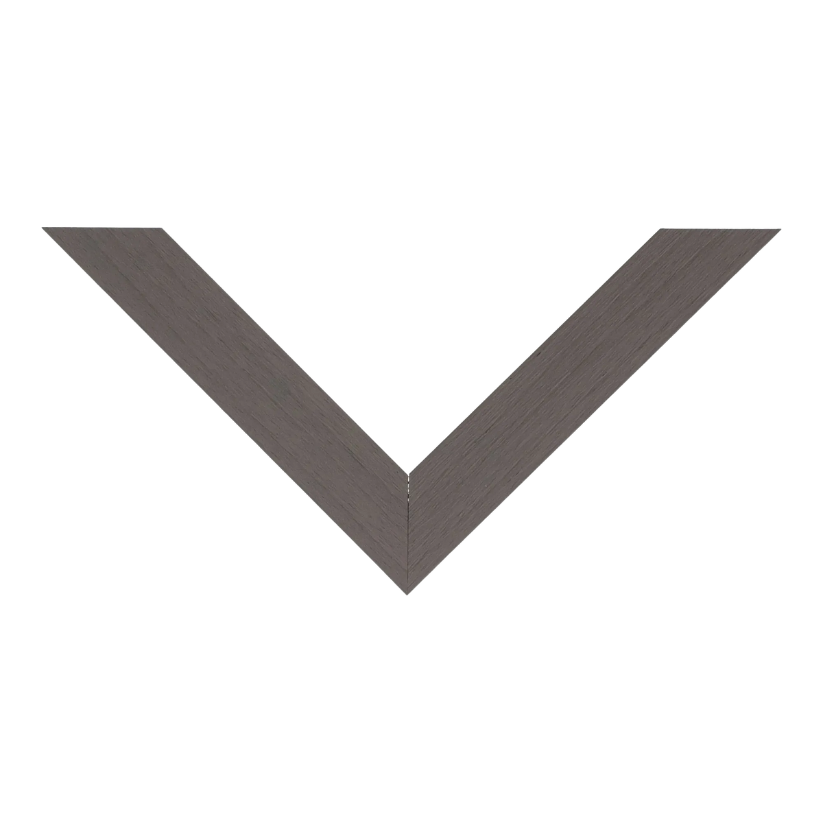 Top view of Pure picture frame in brushed grey