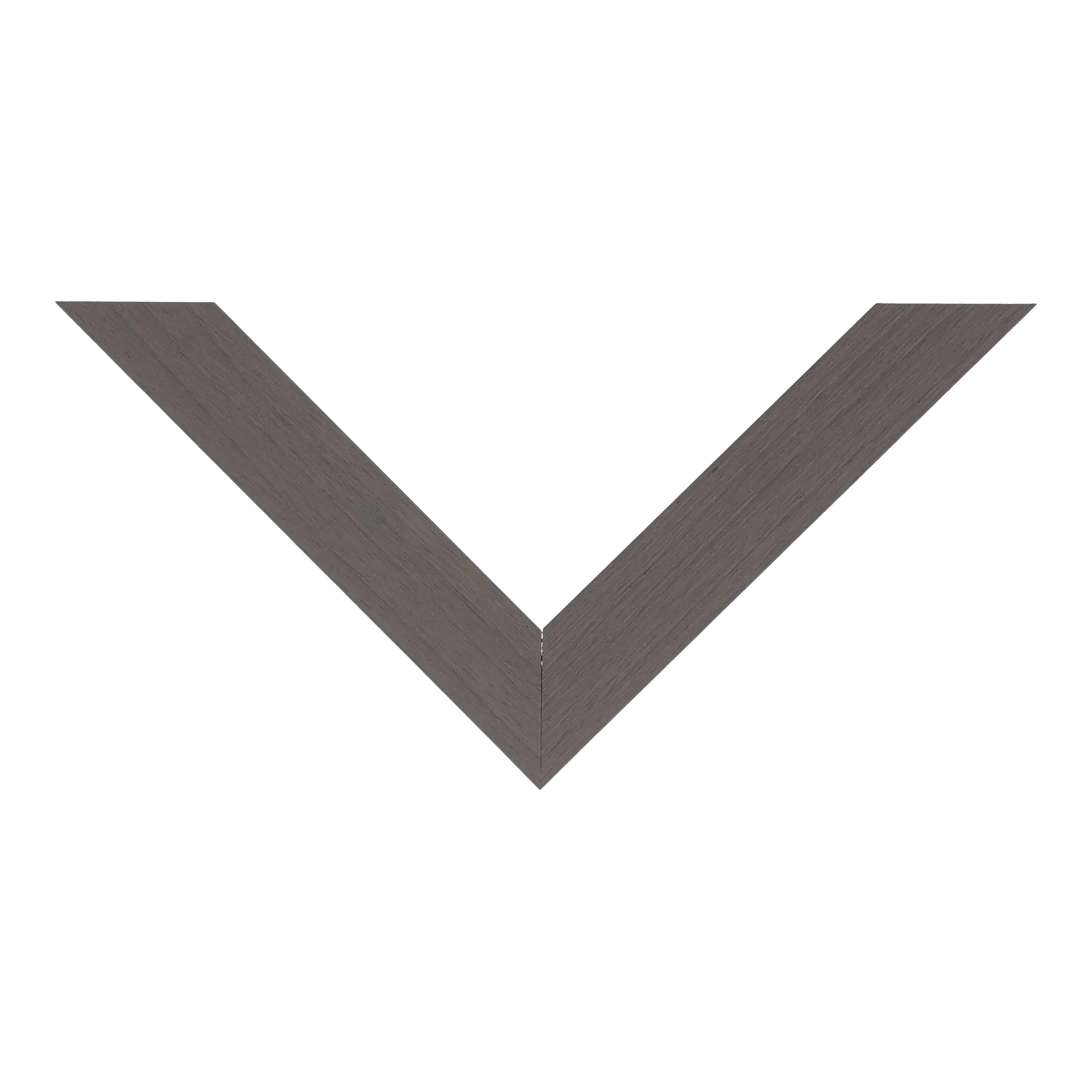 Top view of Pure picture frame in brushed grey