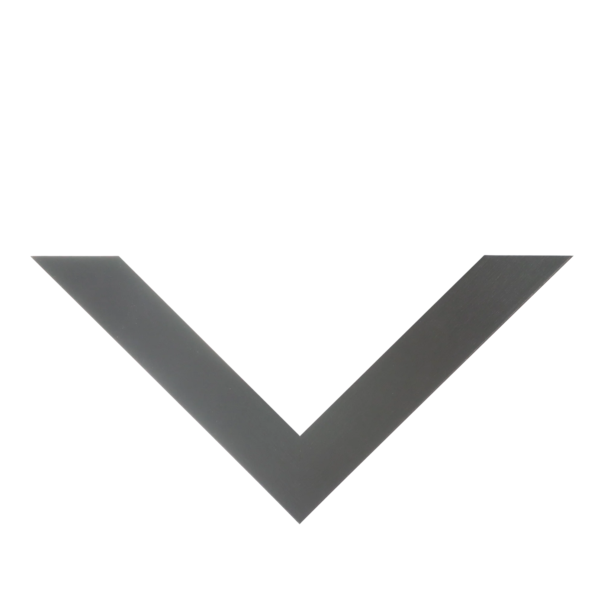 Top view of Pure picture frame in black