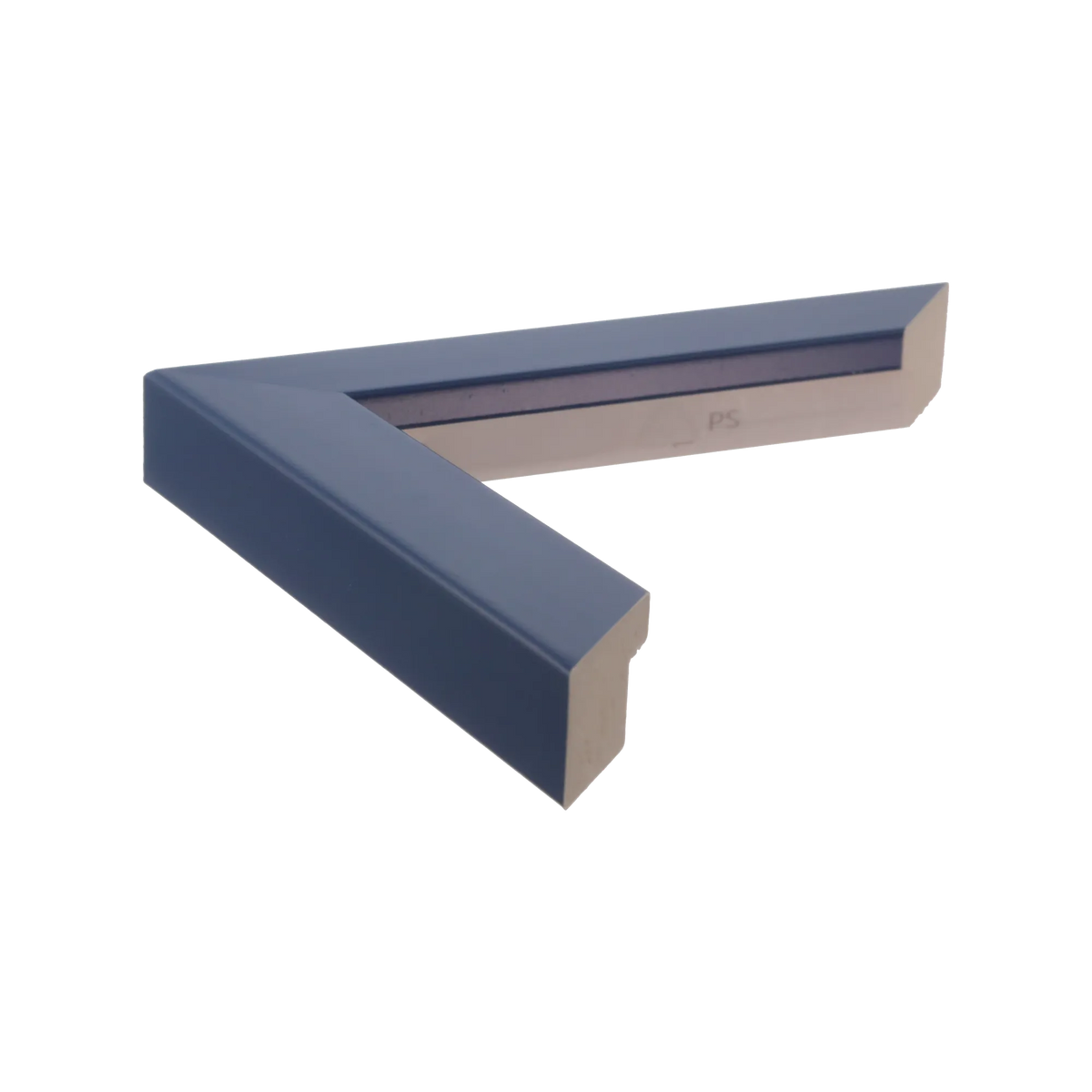 Side view of Pure picture frame in blue