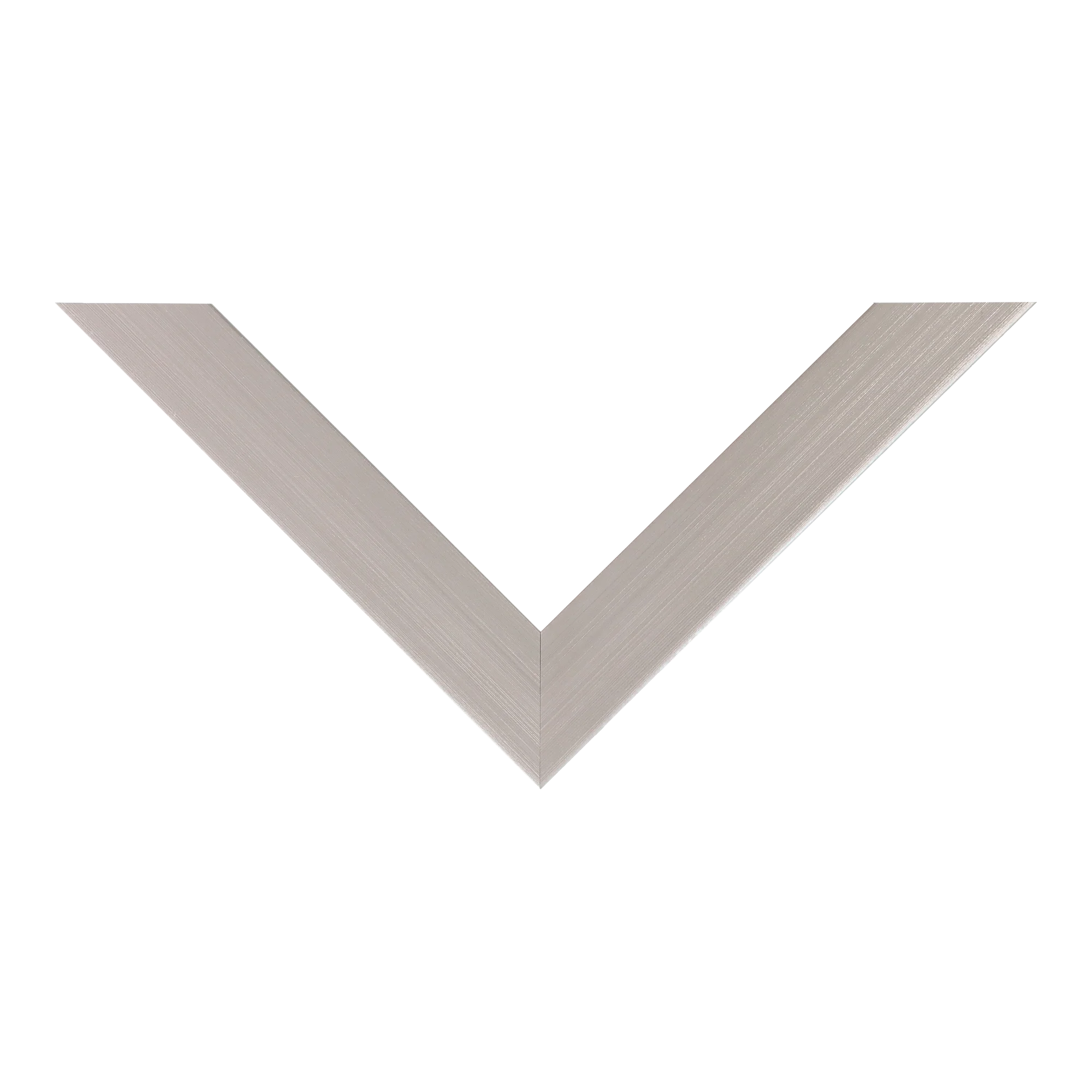 Top view of Pure picture frame in brushed silver