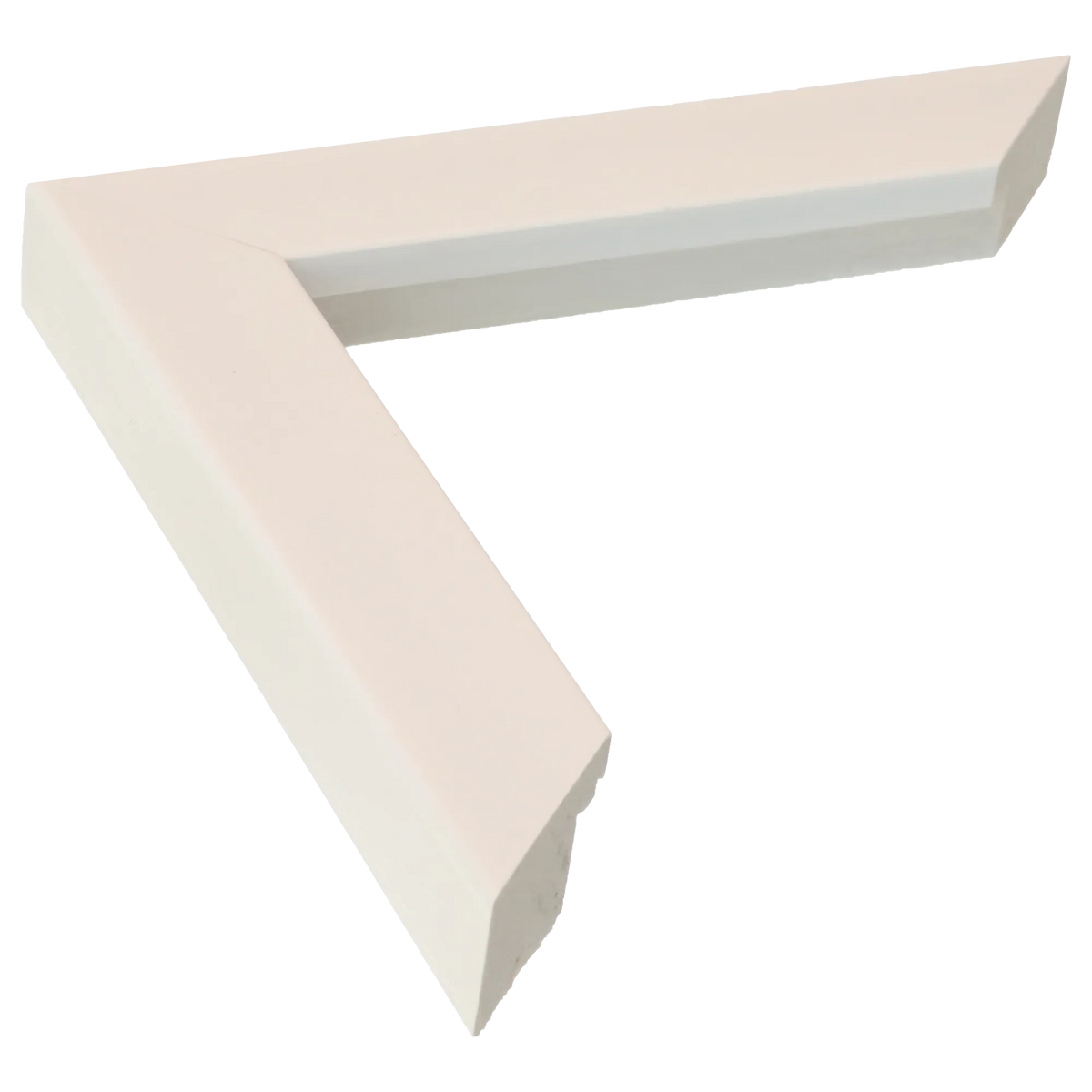 Pure in brushed white picture frame