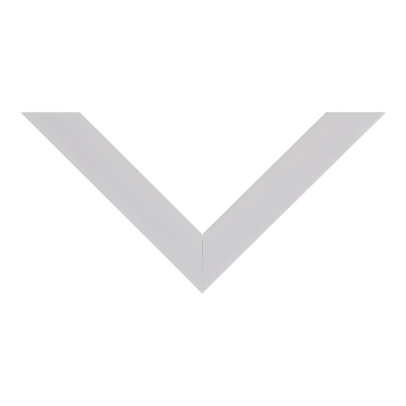 Top view of Pure picture frame in brushed white