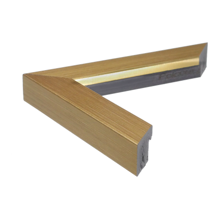 Side view of Pure picture frame in gold