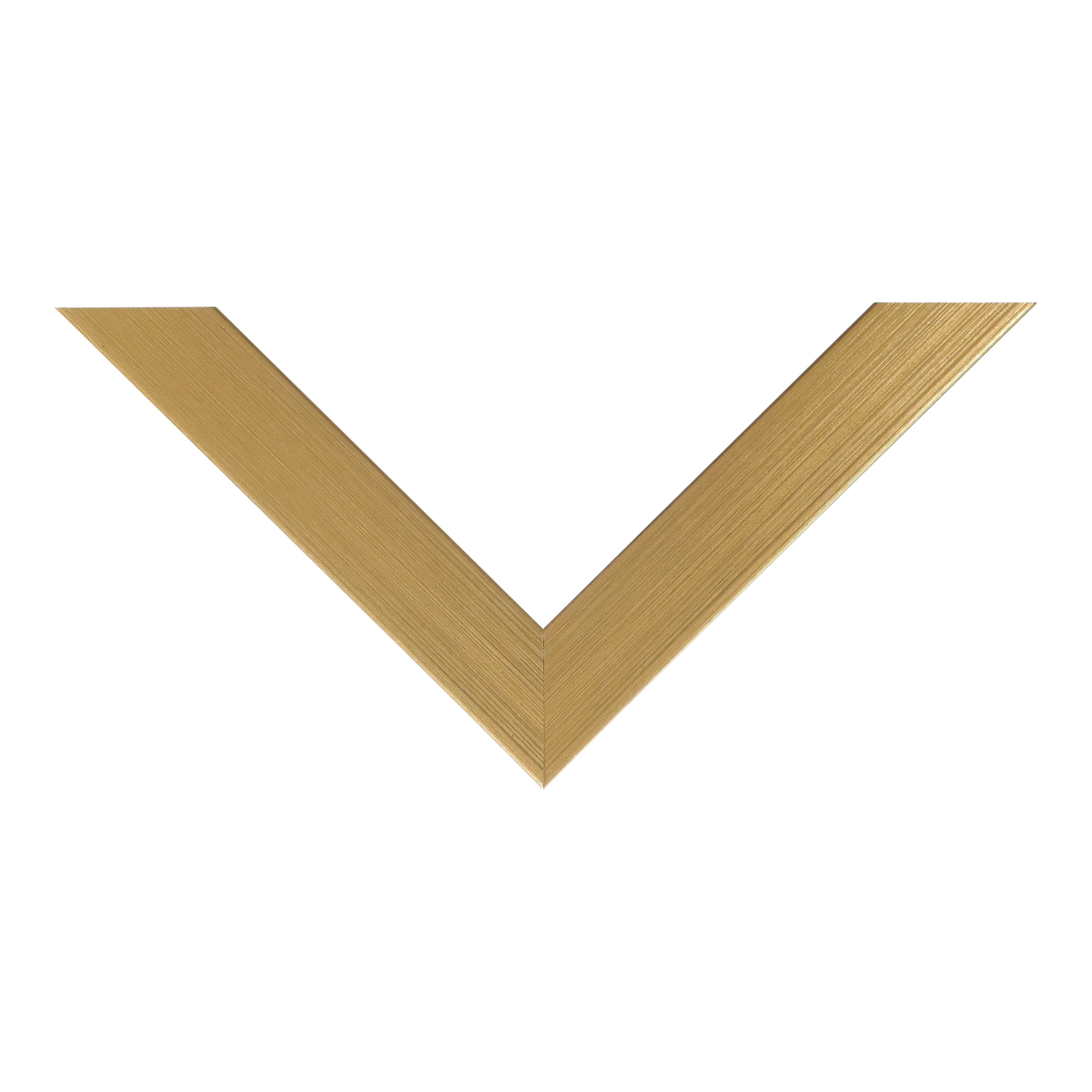 Top view of Pure picture frame in gold