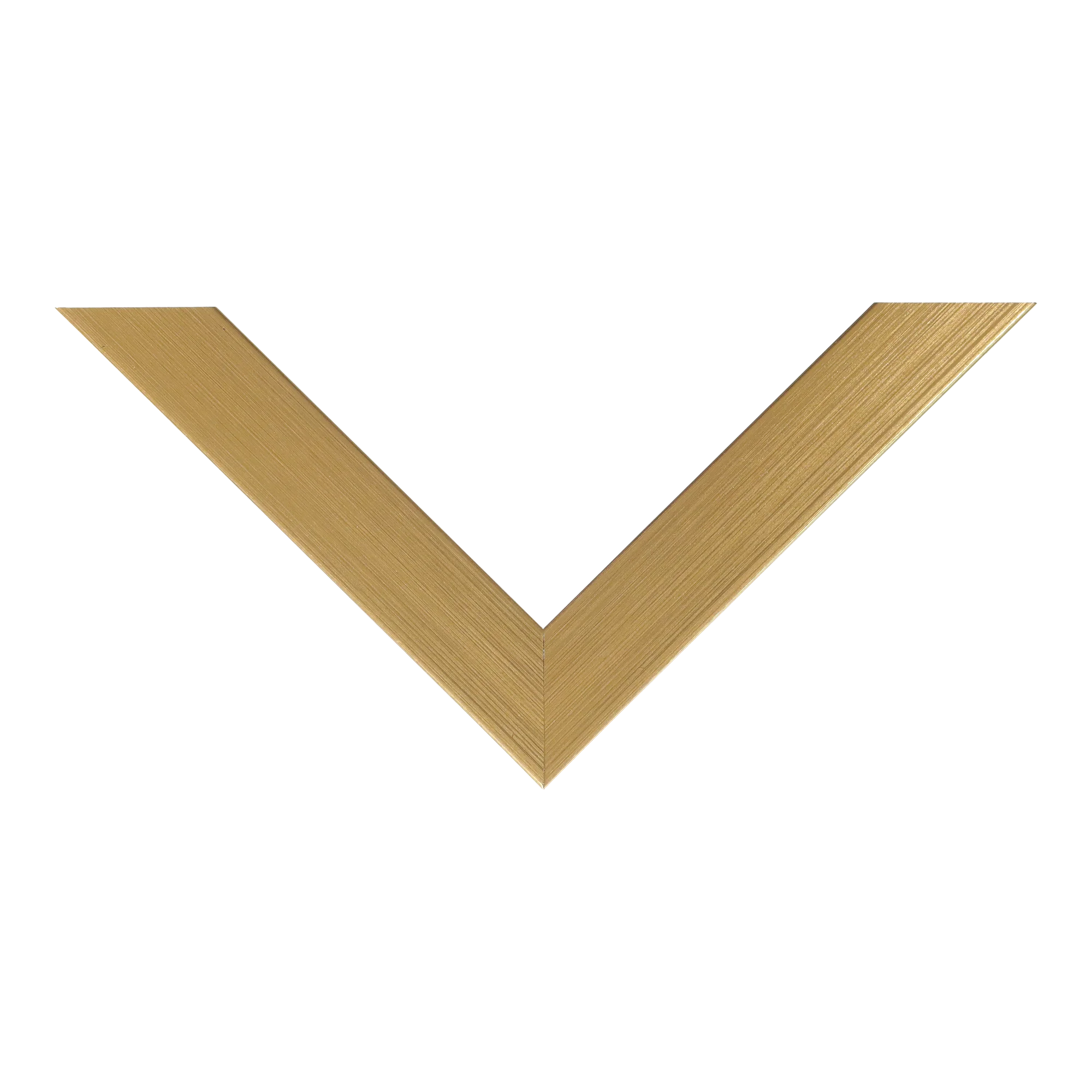 Top view of Pure picture frame in gold