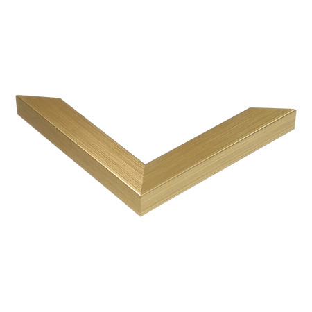 Corner view of Pure in gold picture frame