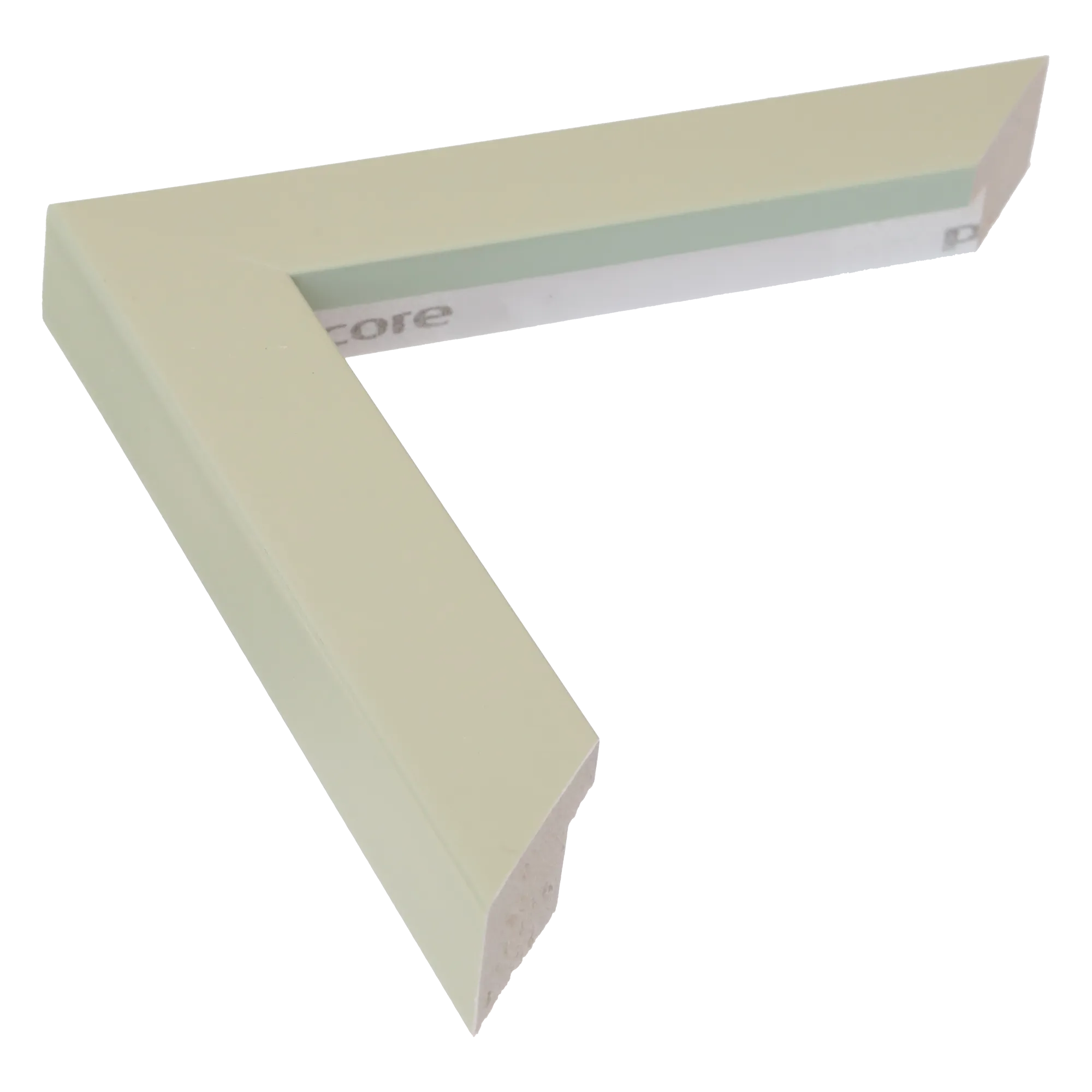 Pure in green picture frame