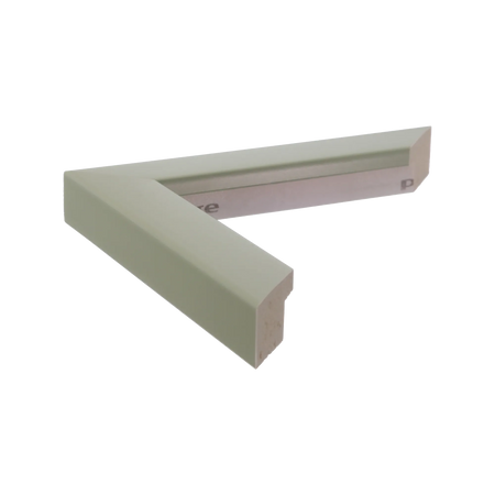 Side view of Pure picture frame in green