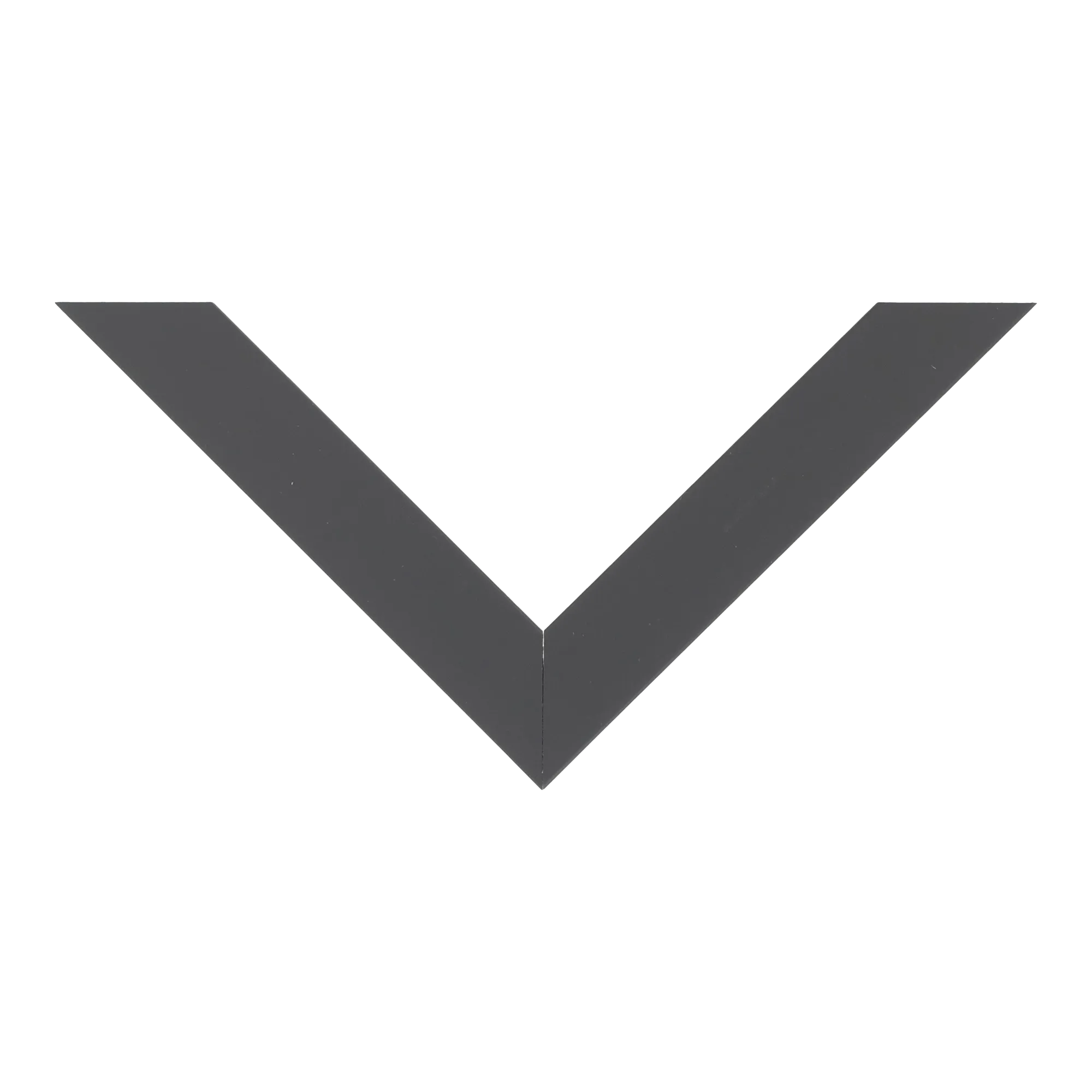 Top view of Pure picture frame in grey