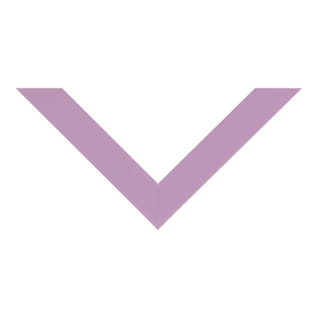 Top view of Pure picture frame in lilac