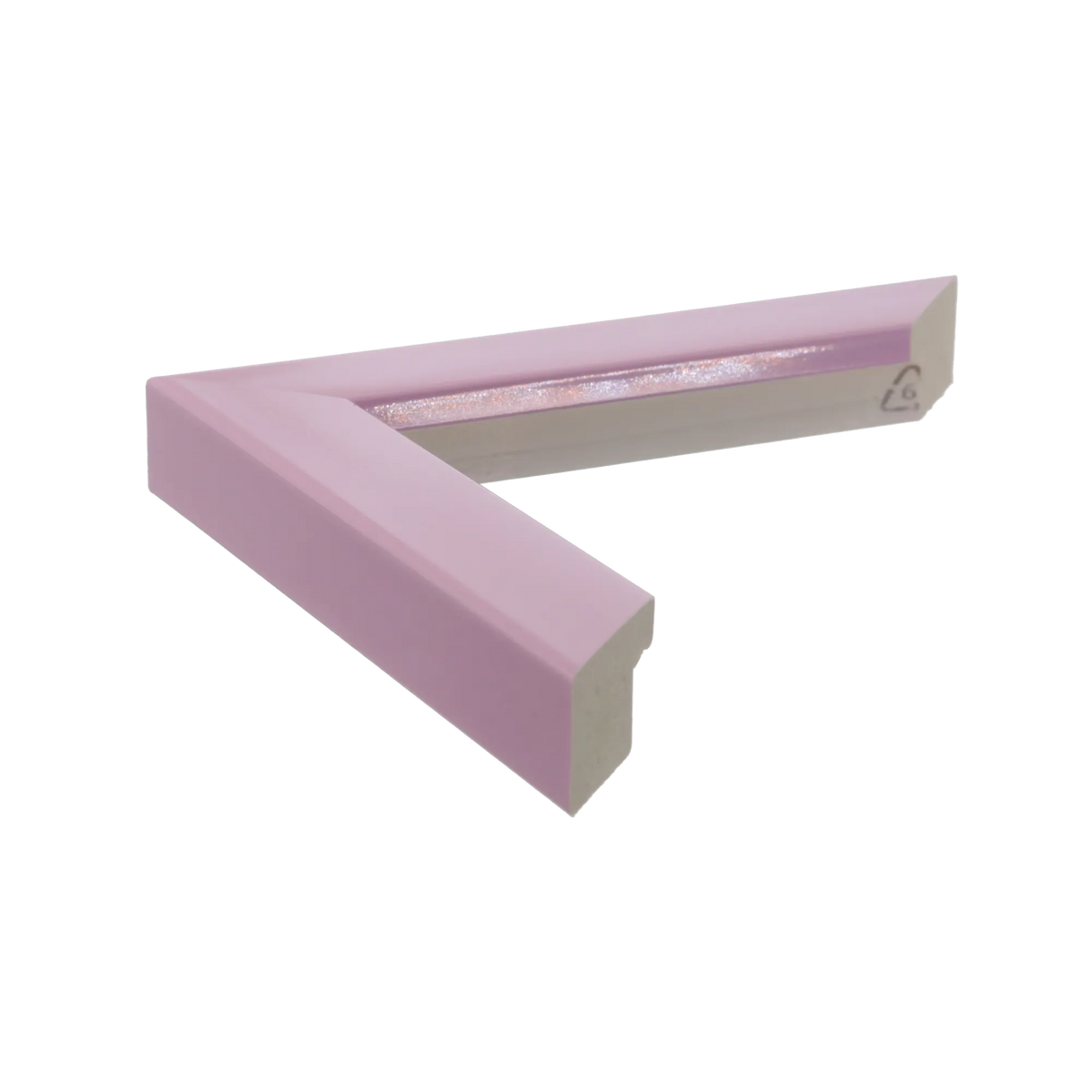 Side view of Pure picture frame in lilac