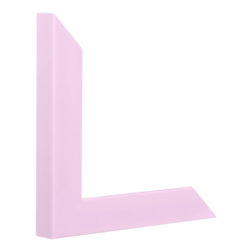 Vertical view of pure lilac picture frame sample