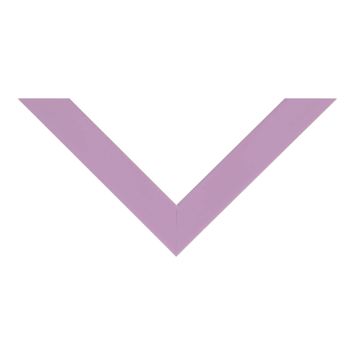 Top view of Pure picture frame in lilac