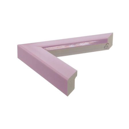 Side view of Pure picture frame in lilac
