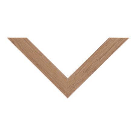 Top view of Pure picture frame in oak