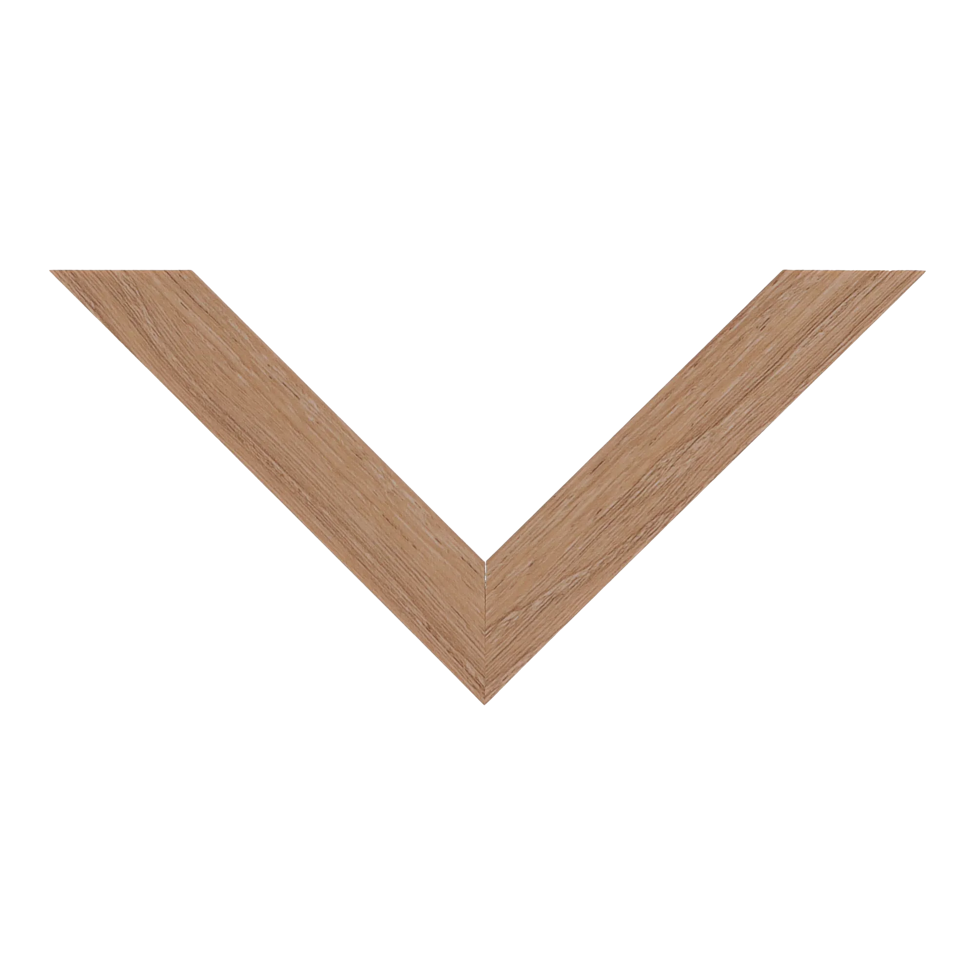 Top view of Pure picture frame in oak