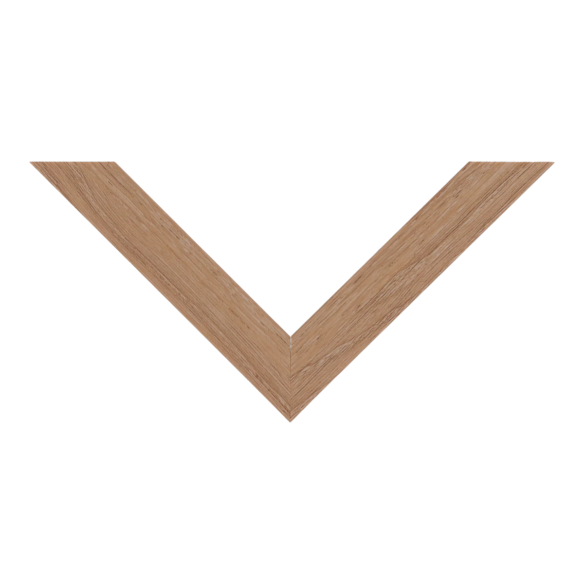 Top view of Pure picture frame in oak