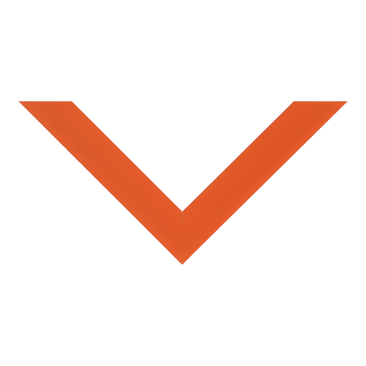 Top view of Pure picture frame in orange