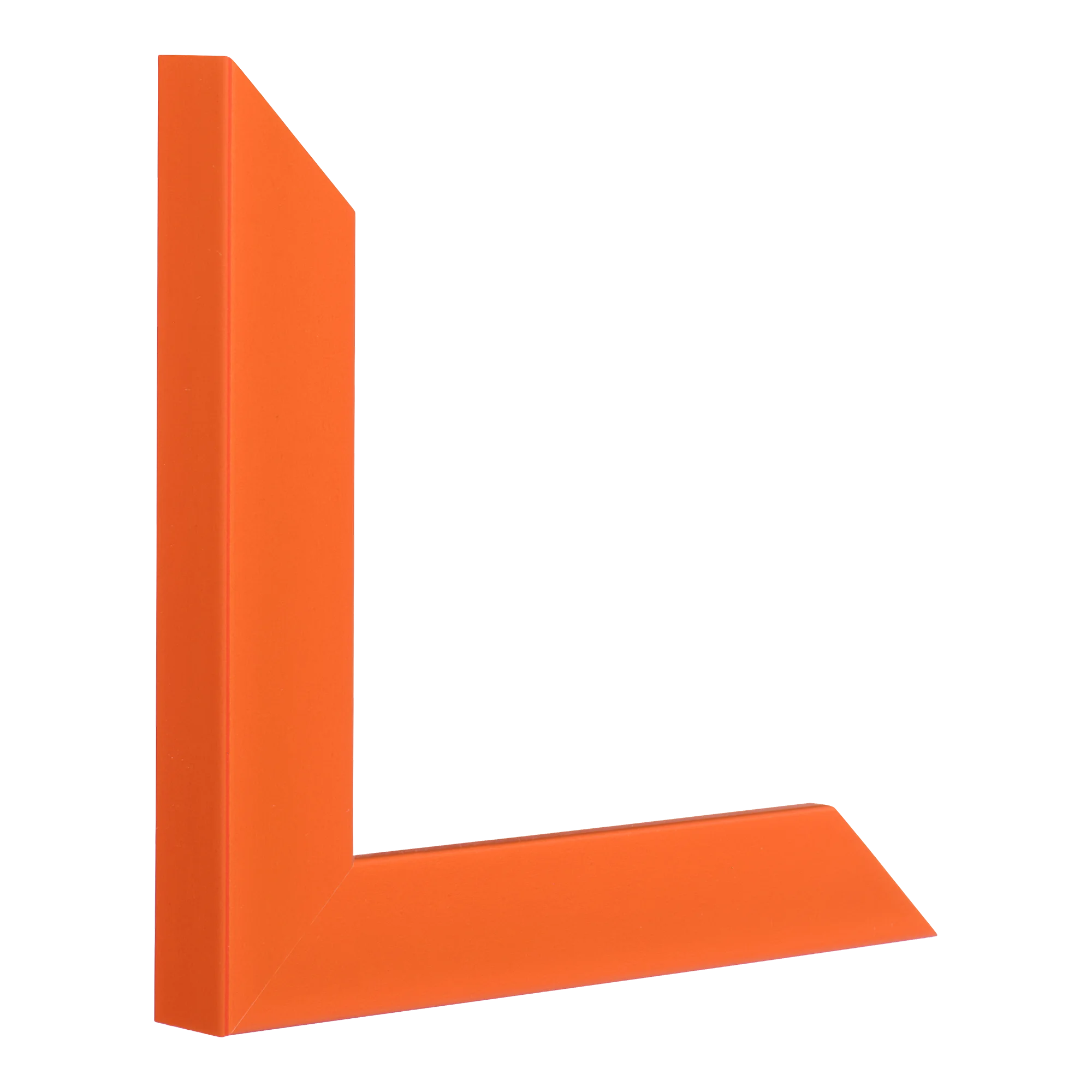 Pure in orange picture frame