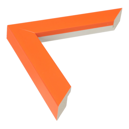 Pure in orange picture frame