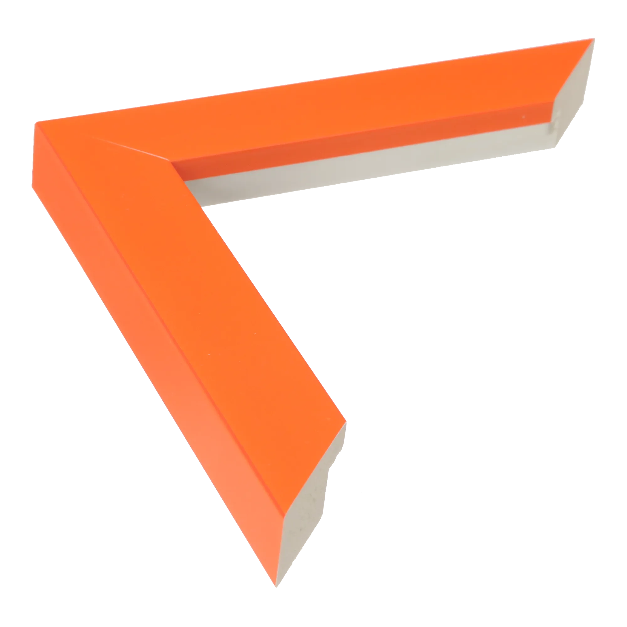 Pure in orange picture frame