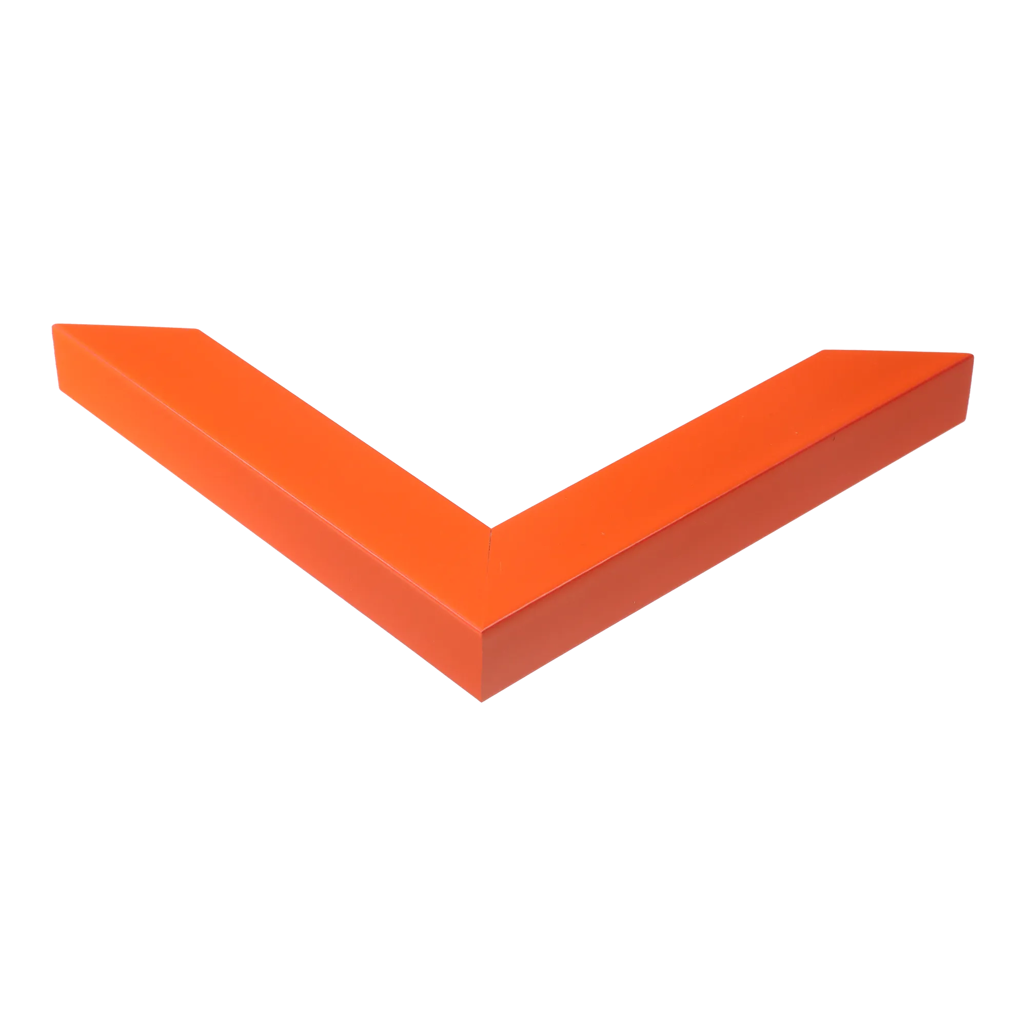 Corner view of Pure in orange picture frame