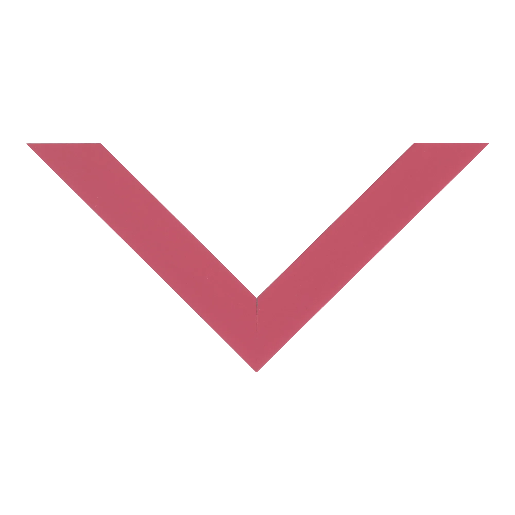 Top view of Pure picture frame in pink