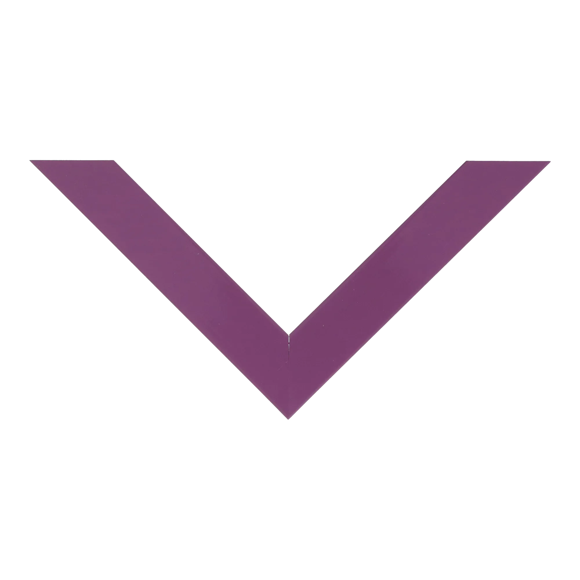 Top view of Pure picture frame in purple