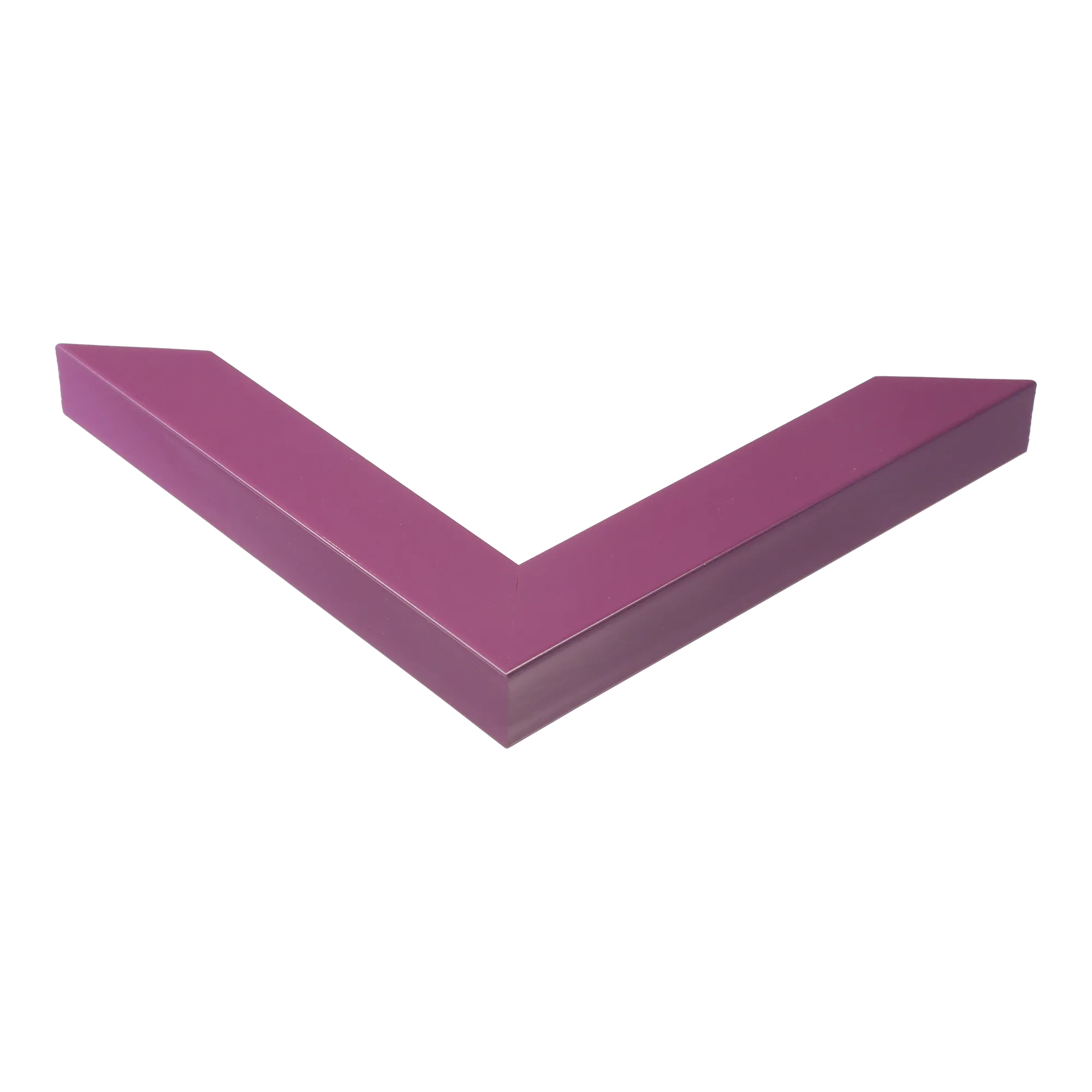 Corner view of Pure in purple picture frame