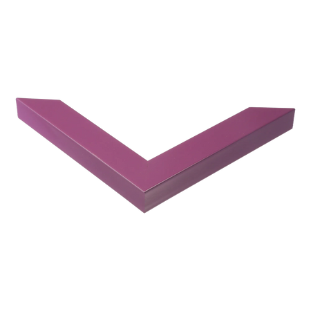 Corner view of Pure in purple picture frame