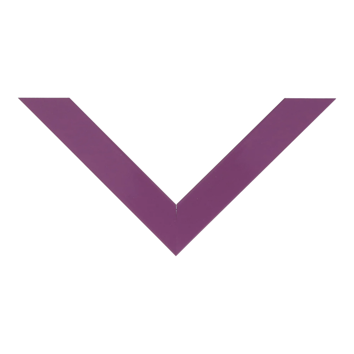 Top view of Pure picture frame in purple