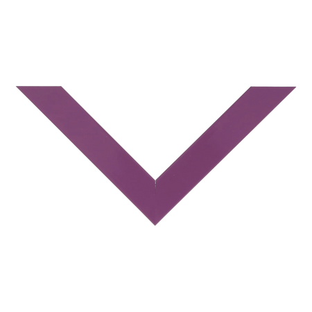 Top view of Pure picture frame in purple