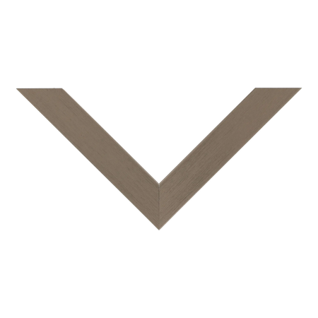 Top view of Pure picture frame in pewter