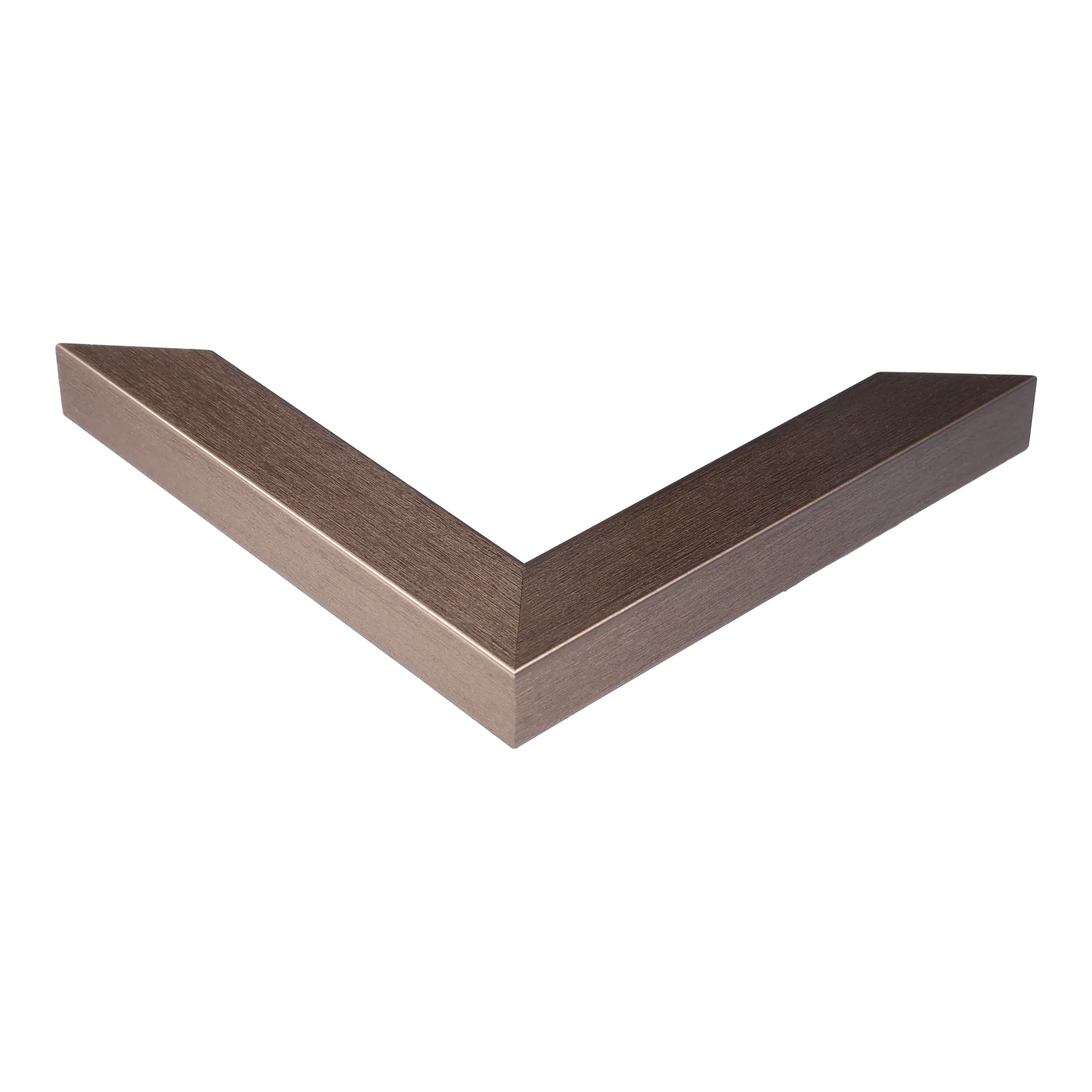 Corner view of Pure in pewter picture frame