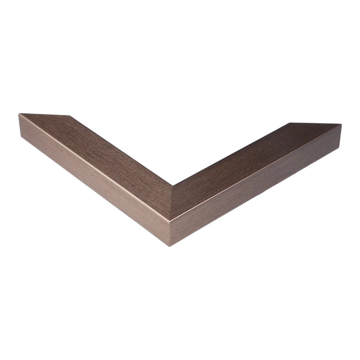 Corner view of Pure in pewter picture frame