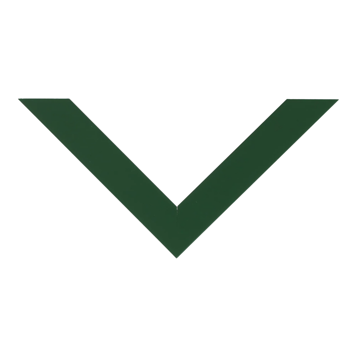 Top view of Pure picture frame in racing green